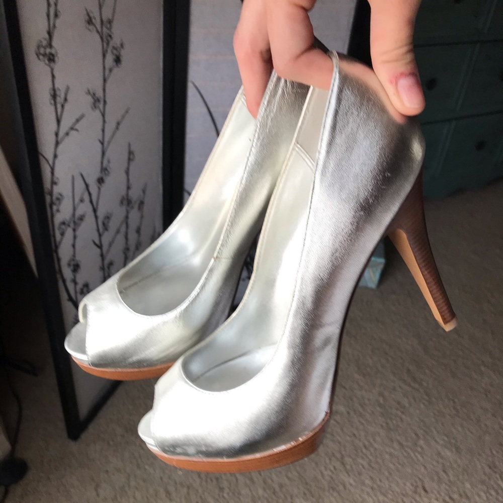 Silver heels